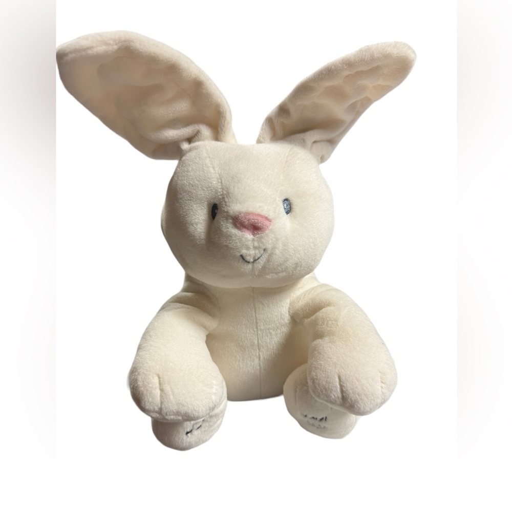 Baby Gund Flora the interactive peek-a-boo bunny